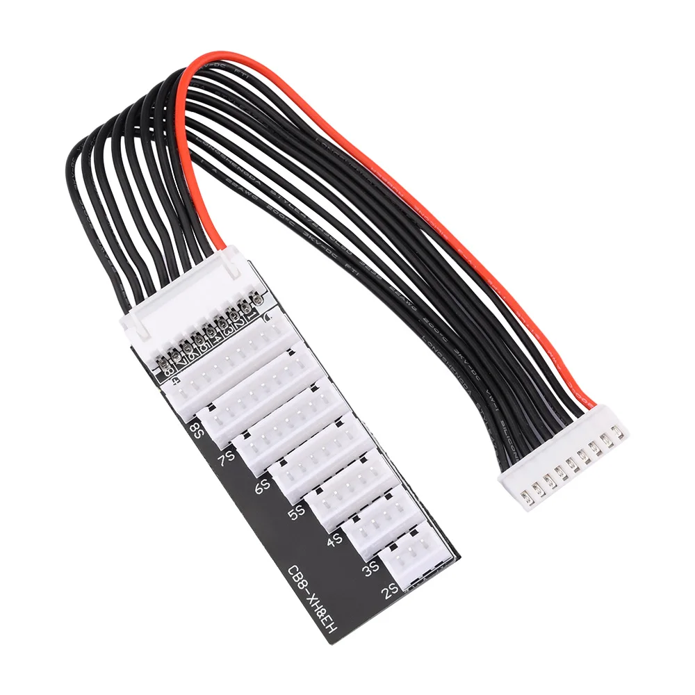 2S-8S Parallel charging board A6 charger model aircraft lithium battery balance expansion board 2S3S4S5S6S7S8S