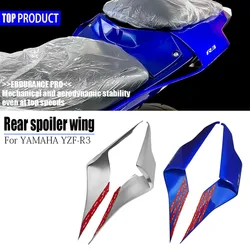 For YAMAHA YZF-R3 YZFR3 Motorcycle rear fairing Rear spoiler wing New modified side wings 2015-2023
