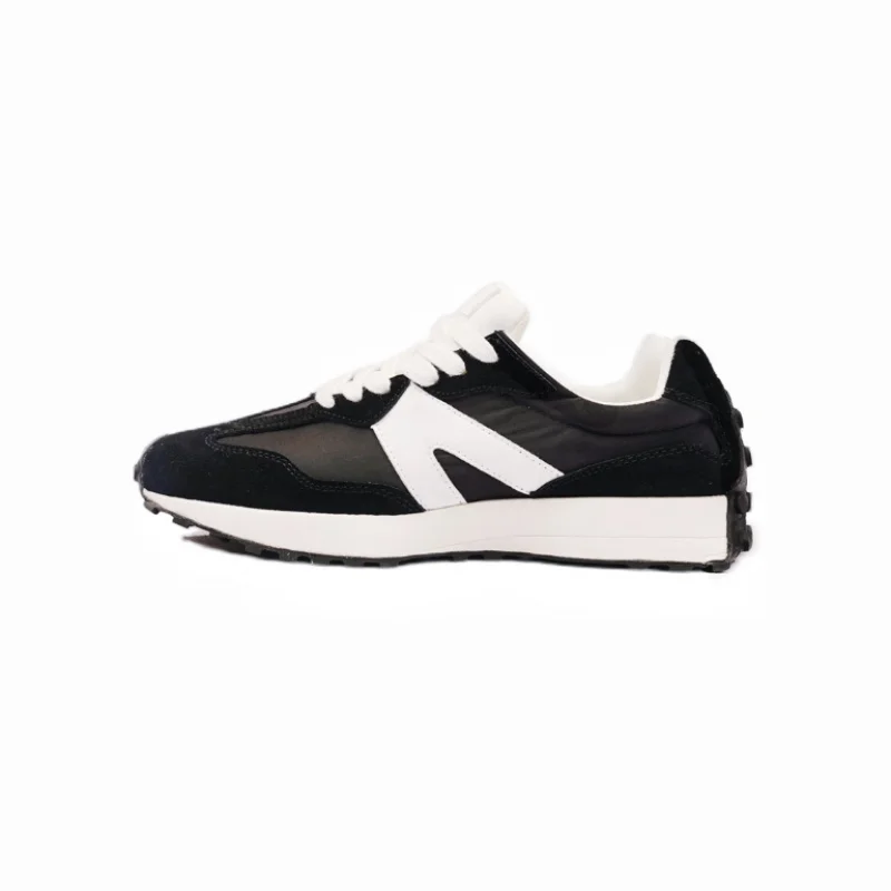 

Sports and leisure shoes, men's shoes, marathon oversized air cushioned shoes, fly woven all season rubber, wear-resistant, anti