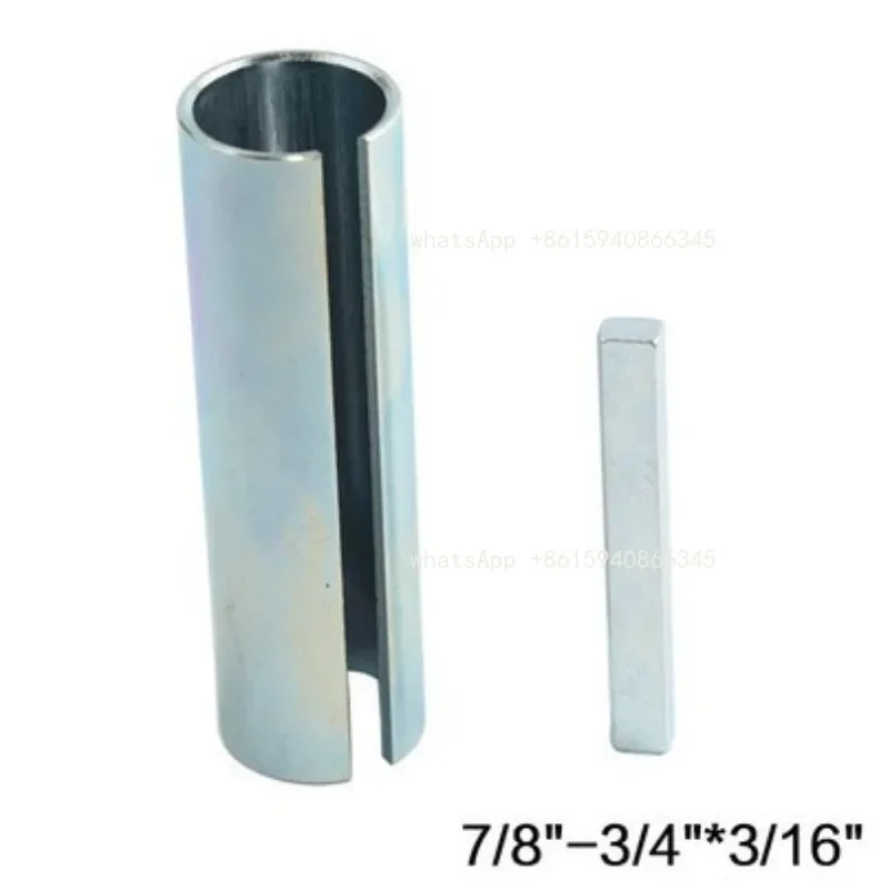 Shaft adapter for generator, pulley hole reducing bush and cotter pin 7/8 