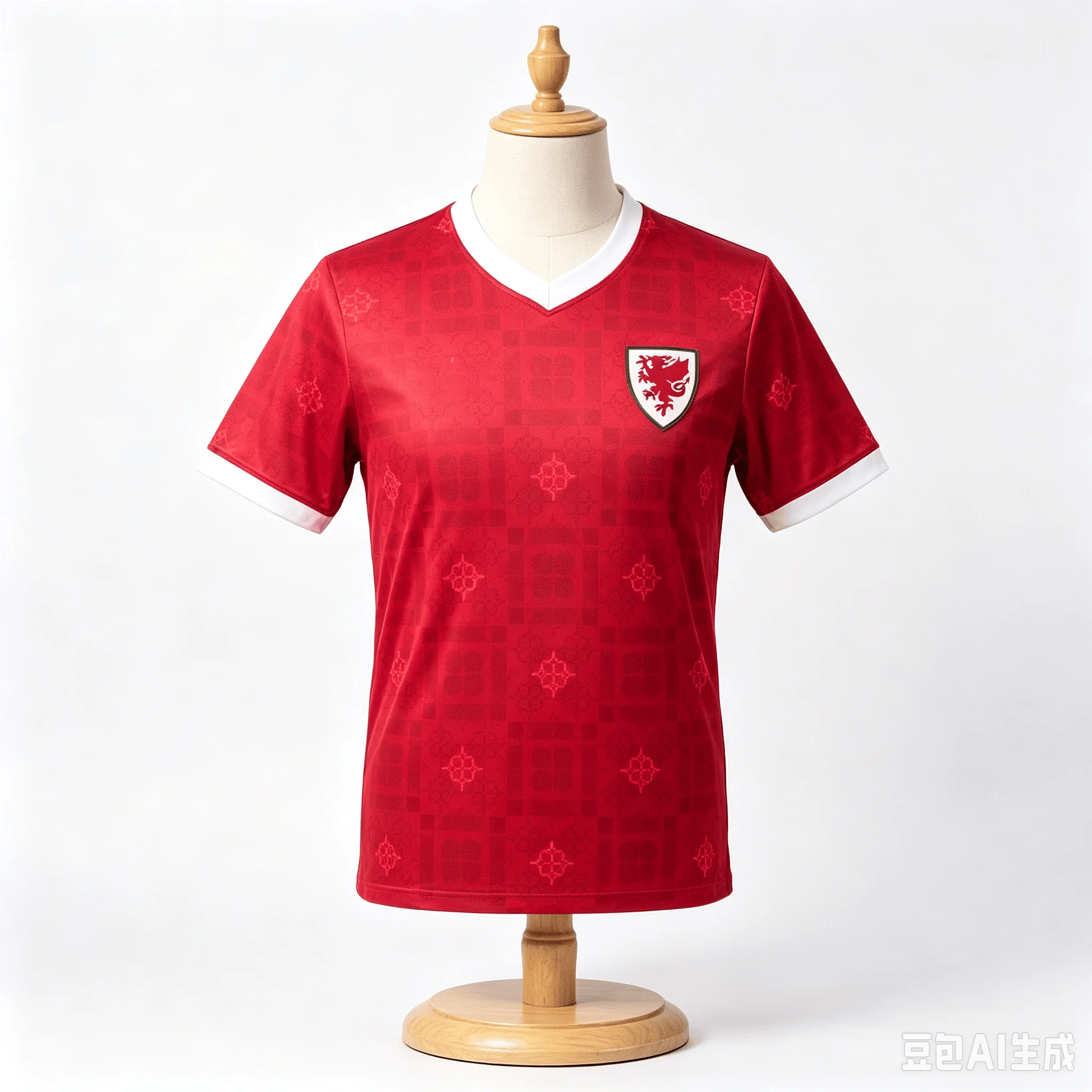 2026-2027 Wales Fußballtrikot Retro Schnelltrocknend 3D-Druck Atmungsaktiv Unisex Fußballshirt Fan Match Sportuniform Sport-T-Shirt – Detail 2