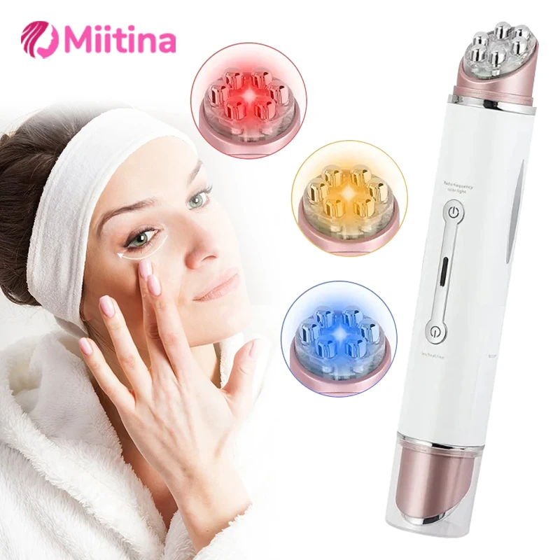 

Microcurrent Eye Beauty Device Massage 45℃ Hot Remove Dark Circles Eye Bag Tighten Light Therapy Eye Lifting Massage Instrument