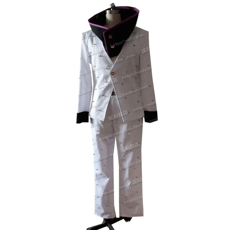 2025 higashikata Jobin cosplay white suits cosplay costume custom size