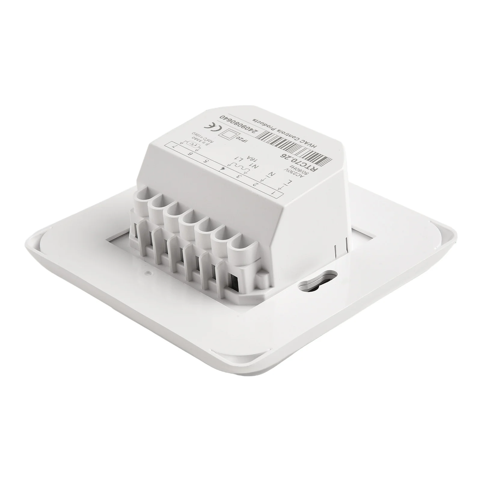 220 Volt Mechanical Thermostat for Floor Heating with 16 Amp Capacity External Sensor Cable 300cm and Temperature Control