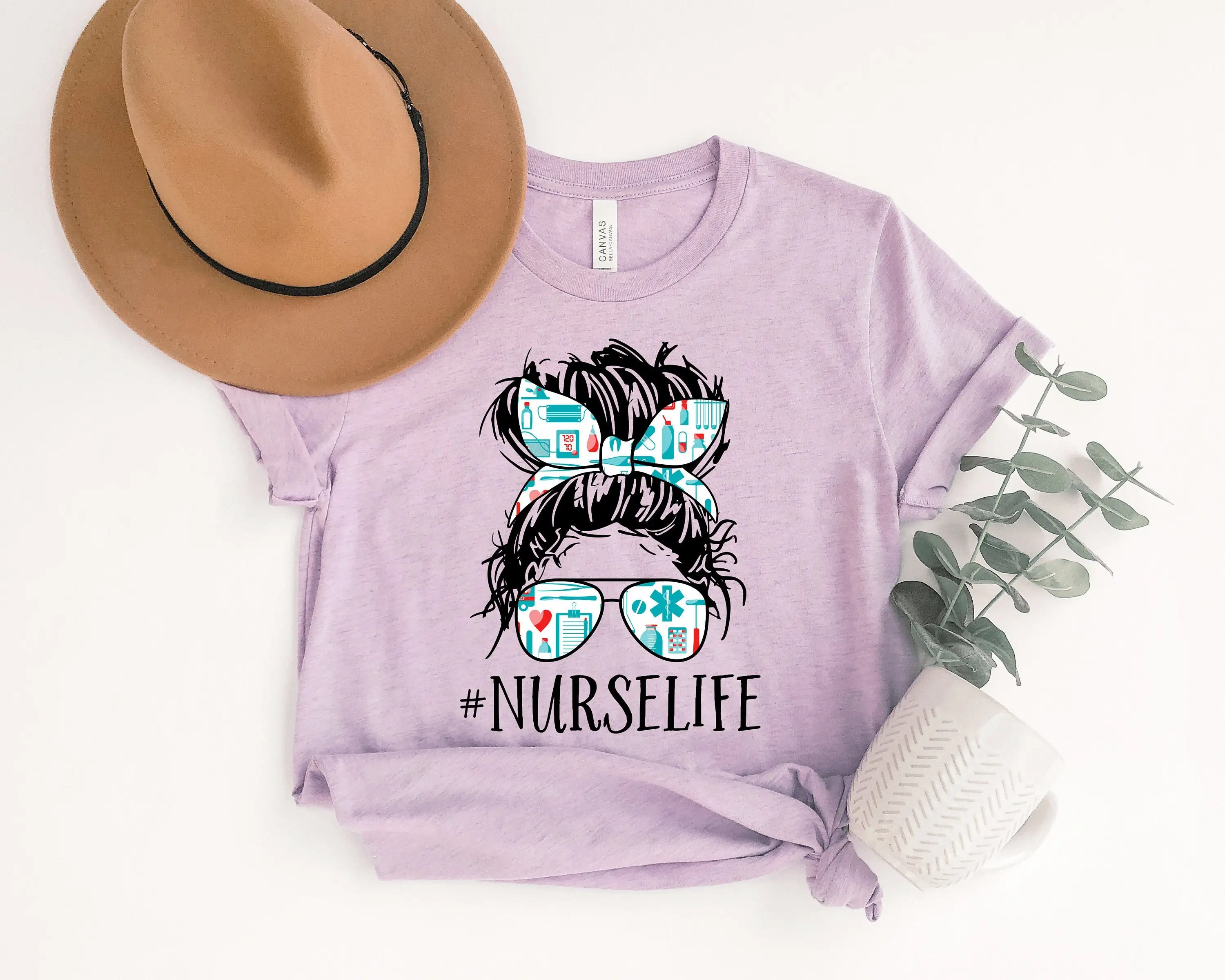 Nurse T-Shirt Life Nursing Future Gift School for