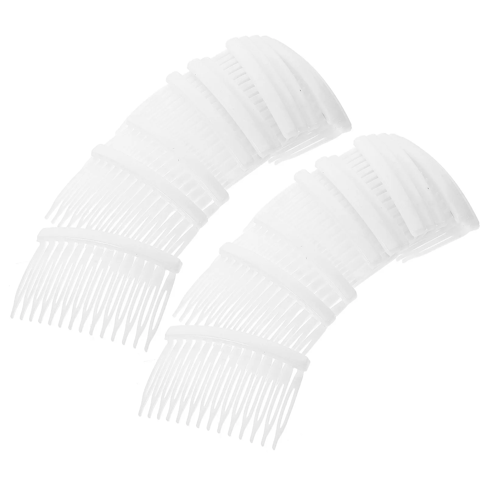 

50Pcs Kids Hair Side Combs 14 Tooth Design Lightweight Clip-on Comb Toddlers Baby Decorative Pins for Bridal Veil Elegant