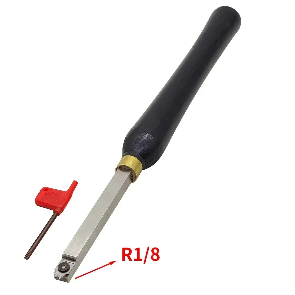 4 قطعة قاطع HSS قابل للتبديل أداة تحويل الخشب المجوفة لمغزل المشاريع #5