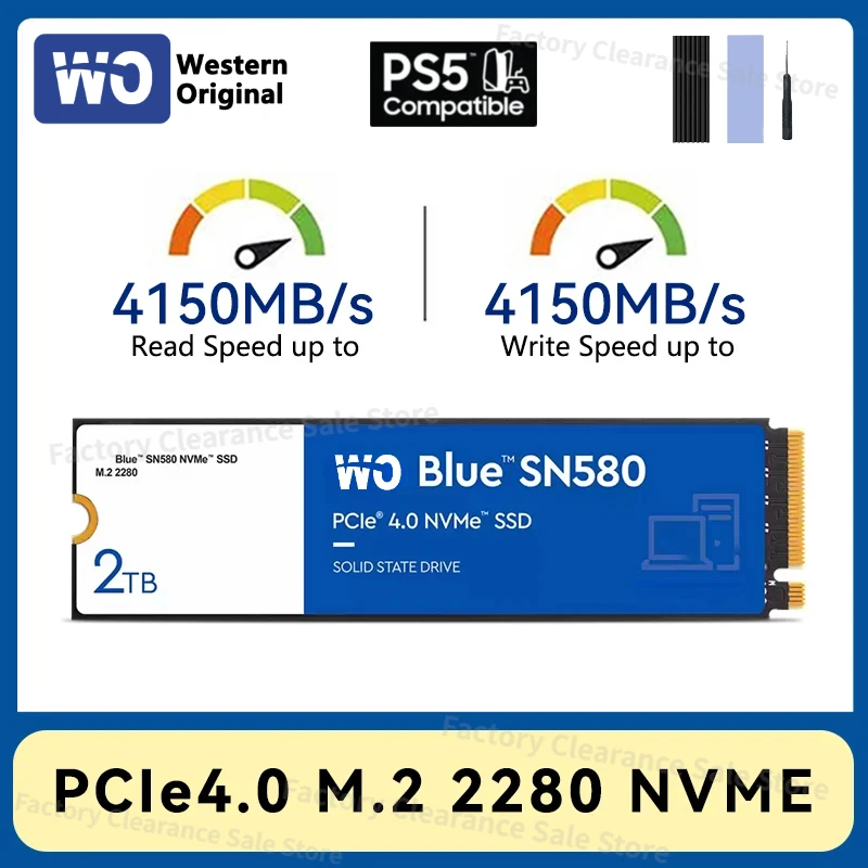 

New SSD M2 nvme M.2 4TB 2TB 1TB 2280 PCIe 4.0 X 4 PRO Hard Drive Disk Internal Solid State SN580 HDD Hard Disk For PS5 Desktop