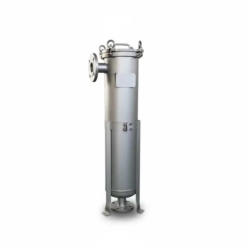 New Stainless Steel Single Bag Filter for Industrial Hot Solvent Filtration in Food Chemical Industry