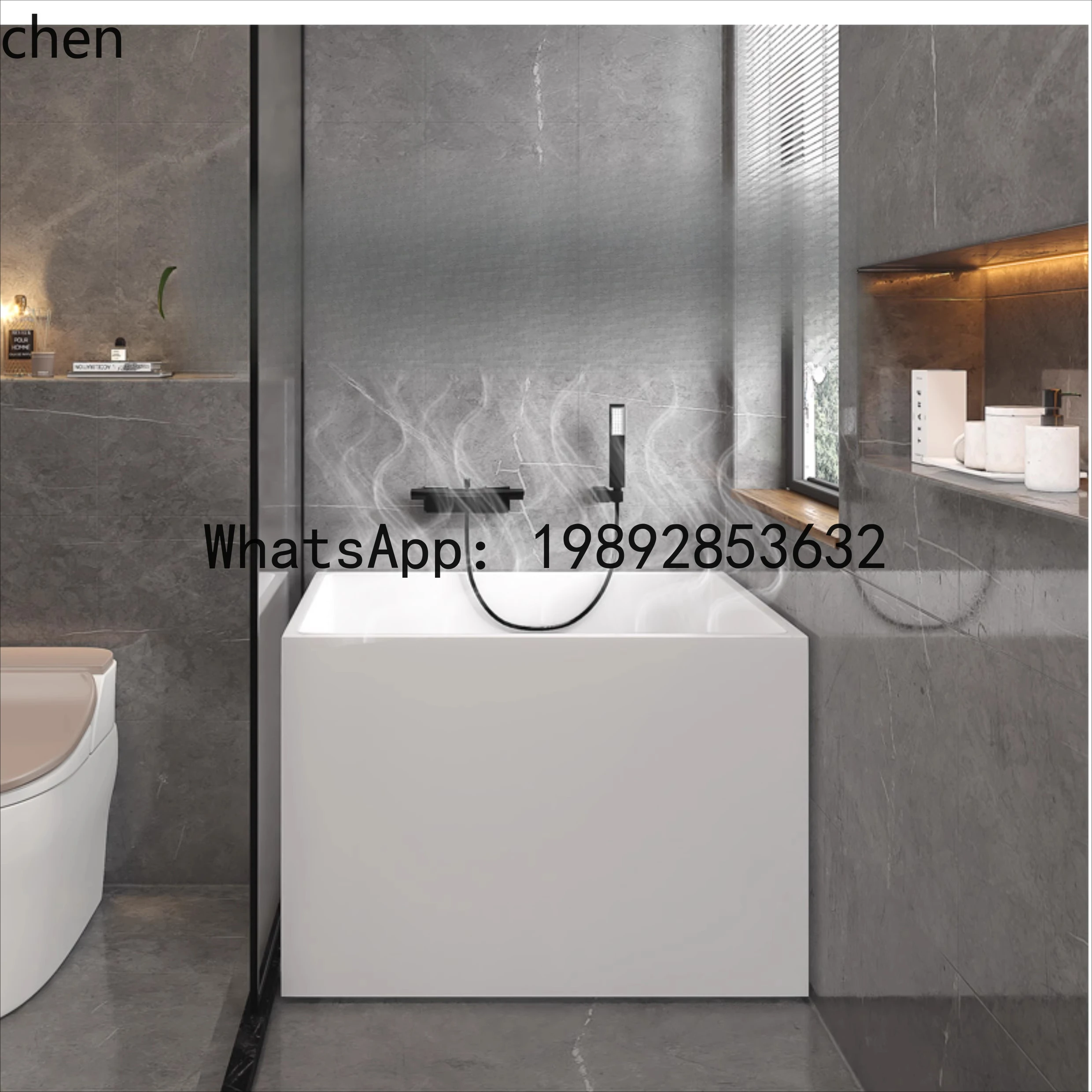 small apartment mini deep bubble freestanding removable bathtub bath acrylic bathtub