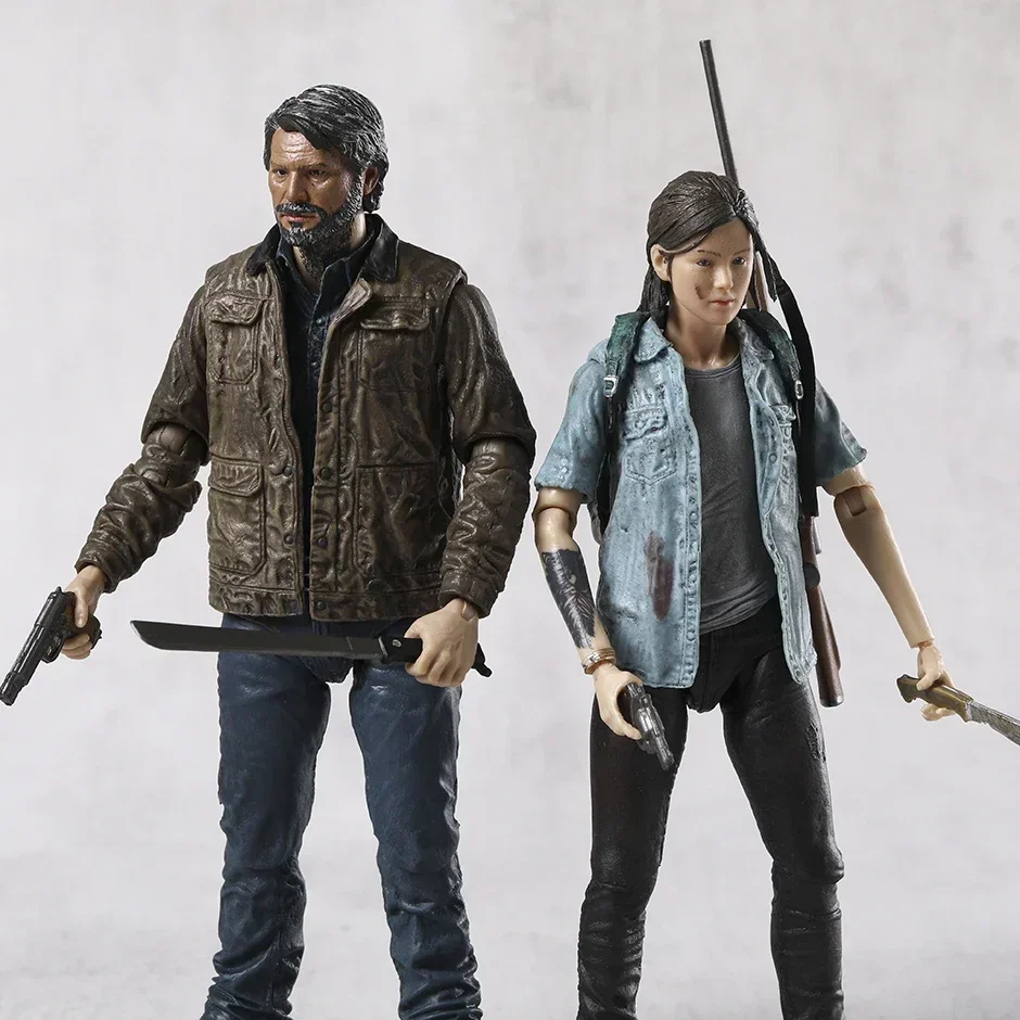 NECA The Last of Us 2: Ultimate Joel and Ellie Action نموذج لجسم لعبة هدية للمجموعة مكونة من قطعتين