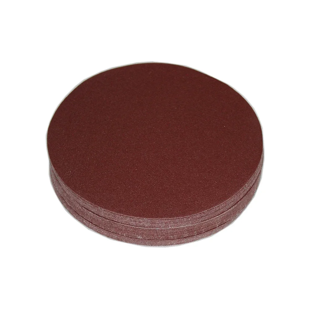 20 pz/50 pz/100 pz 5 pollici floccaggio disco Sandpapers Back floccaggio carta vetrata 125mm foglio flangiatura foglio abrasivo autoadesivi