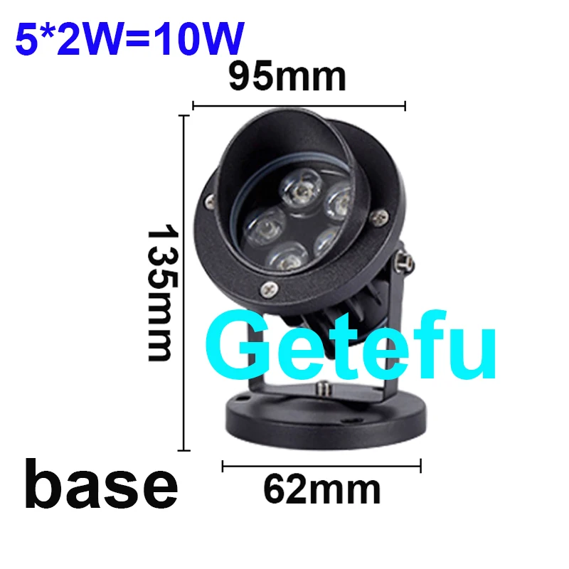 Led Landschapsverlichting 12W 18W 24W Buiten Schijnwerpers Spike Spotlight Dc 12v 110V 220V Tuinlamp Rgb Led Gazon Licht Boom Lamp