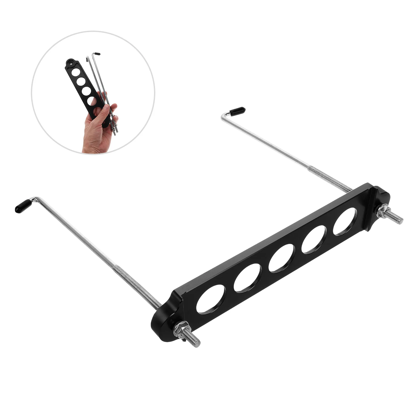 

Aluminum Alloy Holder Bracket Mounting Tray Car Truck Secure Locking Clamp Hold Down Stabilizer Automotive Mount