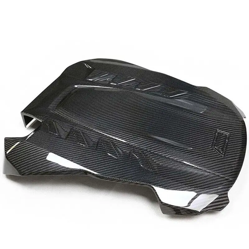 Dry Carbon Fiber Car Front Hood Engine Replace Cover Fit For BMW F95 X5M F96 X6M 2020-up