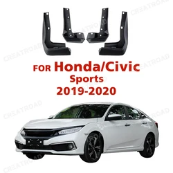 For Honda Civic Sedan Sports 2019 2020 Car Mud Flaps Splash Guards Mudguards Fender Mudflaps Accessories