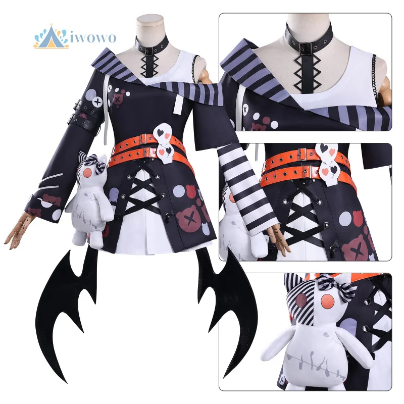 

Game Magical Girl Witch Trial Sawatari Koko Cosplay Costume Suit Pants Outfit Headwear Full Set Halloween Carnival Party Props