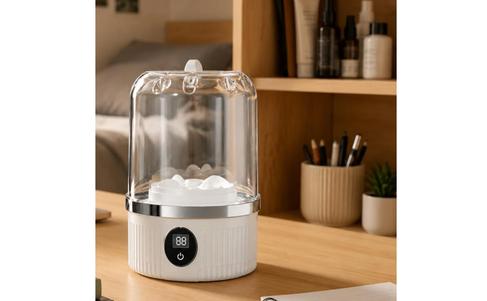 Wireless Mini Washing Machine Transparent Chamber Portable Mini Washer