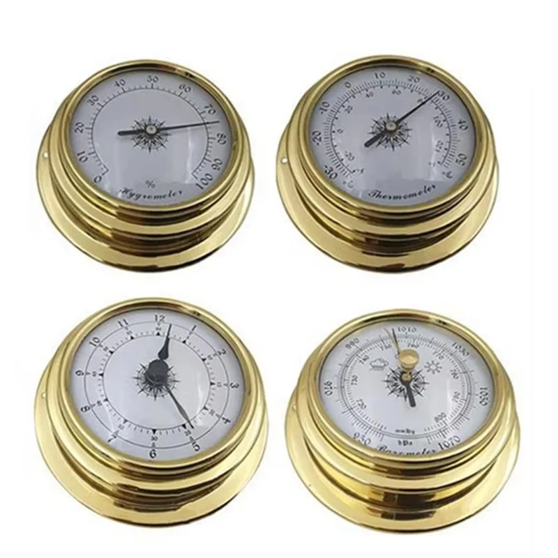 

AA75-Boat Wall Mounted Weather Station Weather Station Set Wall Mounting Type Brass For Case Brass For Case