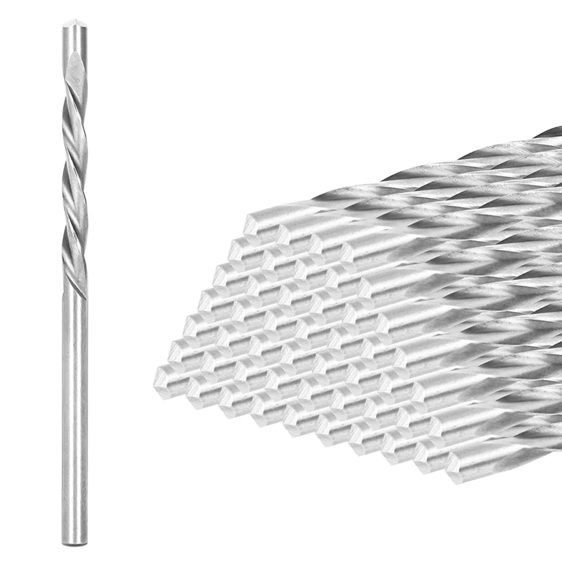 ABRE-50 piezas de brocas para paneles de yeso, 1/8 de pulgada, para madera y plástico, brocas de corte de punta piloto para paneles de yeso para sierras en espiral