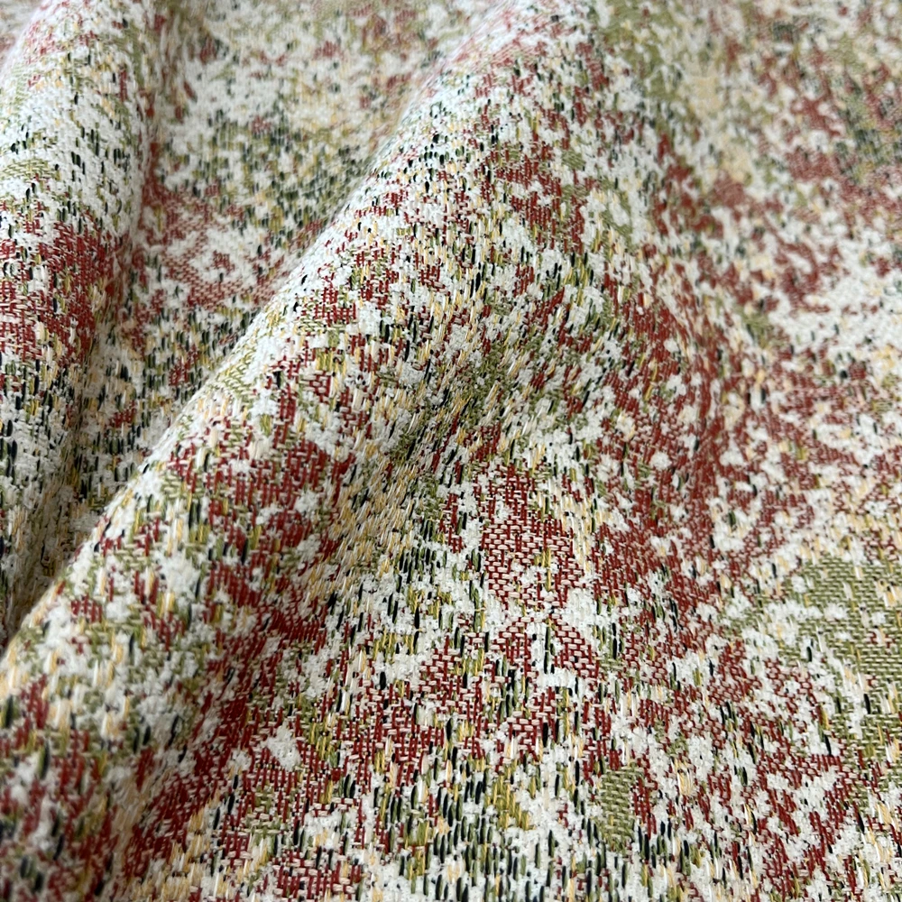 Luxurious Woven Multi colored Texture Upholstery fabric 4 colors DIY bag bedboard sofa armchair decoration cloth 140cm 1 Meter