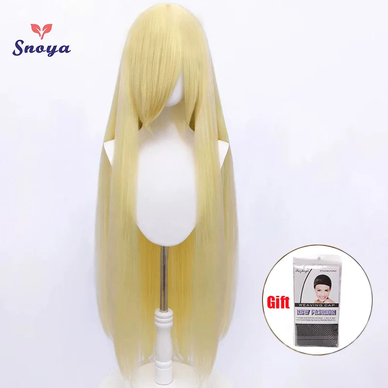Snoya 100cm Synthetische Flauschige Corn Perm Cosplay Perücke Rosa Rot Blau Lila Anime Party Lange Perücke für Frauen