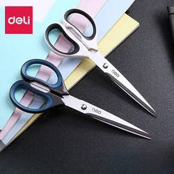 Deli Anti Stick Anti Rust Scissors Office And Home Stainless Steel Tailoring Scissors Solid And Durable Alloy Scissors