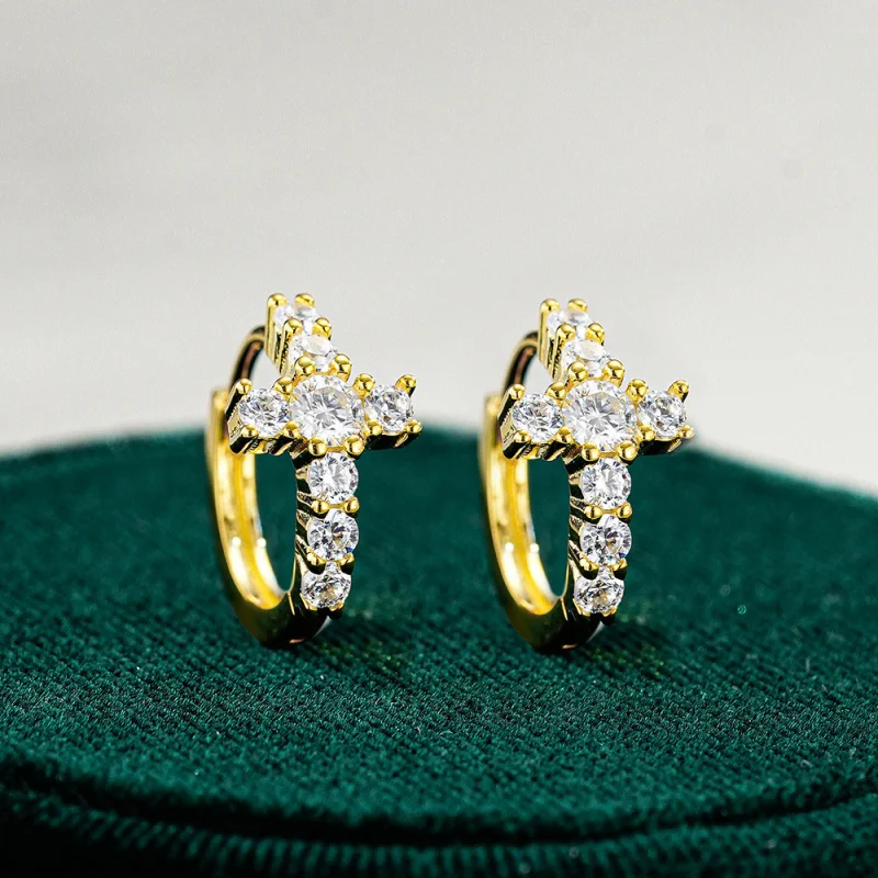 

Серьги-гвоздики из стерлингового серебра Hop Hot S925, квадратные европейские и американские мужские и женские серьги