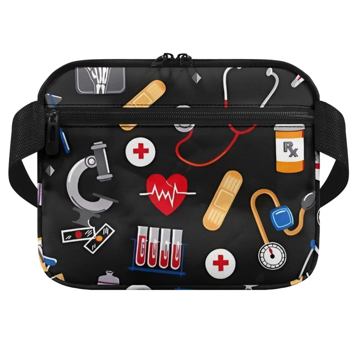 Médico Equipamento Médico Fanny Pack, Hip Bag para Estetoscópios, Bandagem Tesoura Enfermeira, Bolsa de cintura, Suporte de fita, Presente