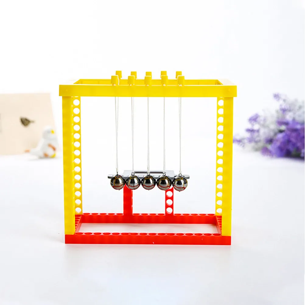 1Set Cradle Balance Balls Physics Science Pendulum Ball Stress Release Office Decoration Scientific Tool