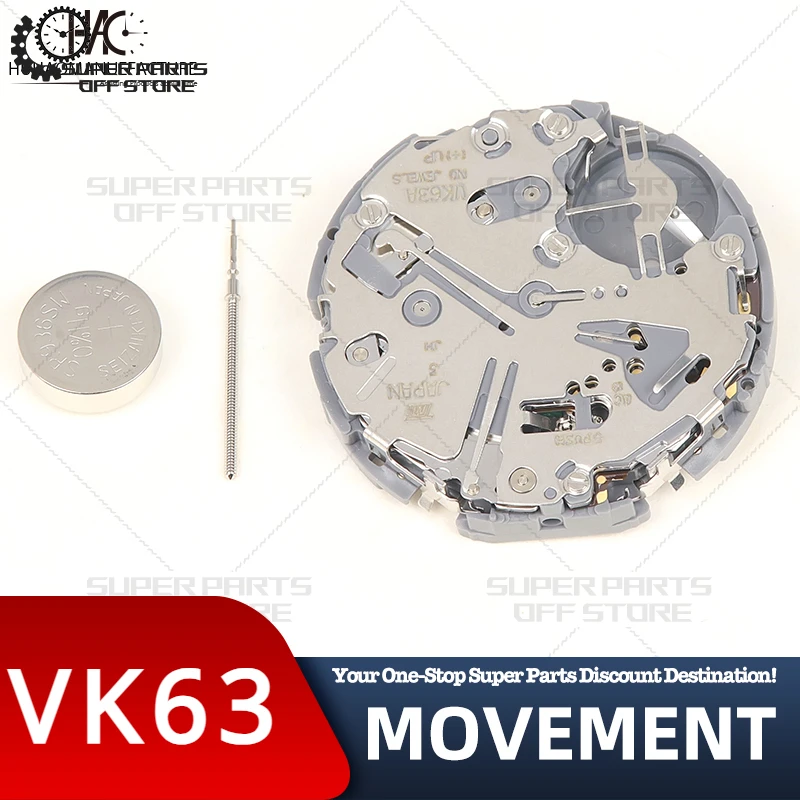 Brand New Original Vk63 Movement Multifunctional Quartz Movement 6hands Vk63a Watch Movement