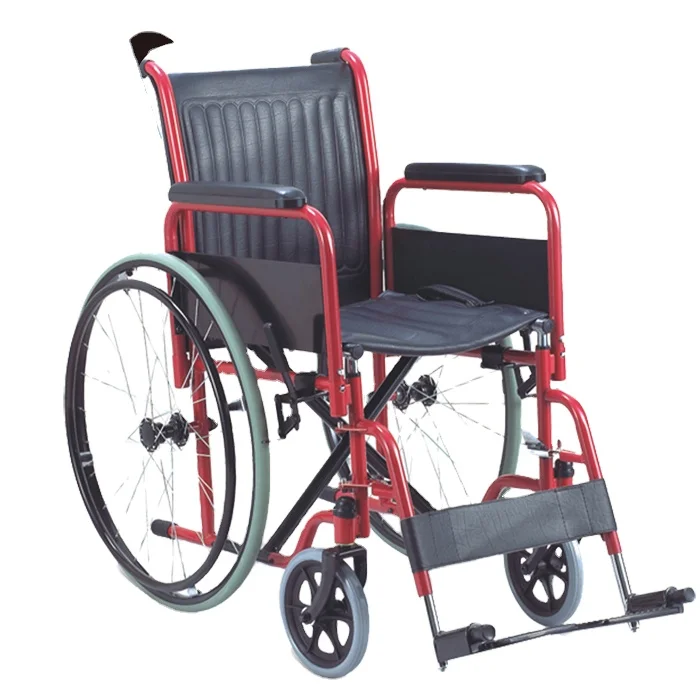 

BDWC102 Aluminum Alloy Adjustable Armrest & Detachable Footrest Lightweight Portable Wheelchair Hospital Chairs Features