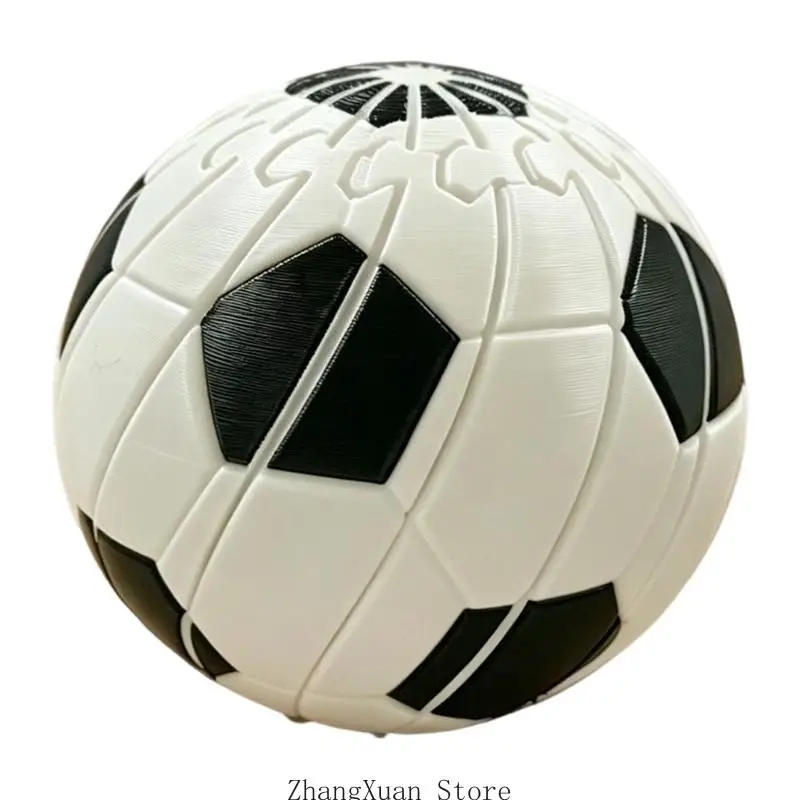 Kreatives Fidgets-Spielzeug in Fußballform, zusammendrückbar und dehnbar, Squeeze Soccer 3XUF – Detail 4