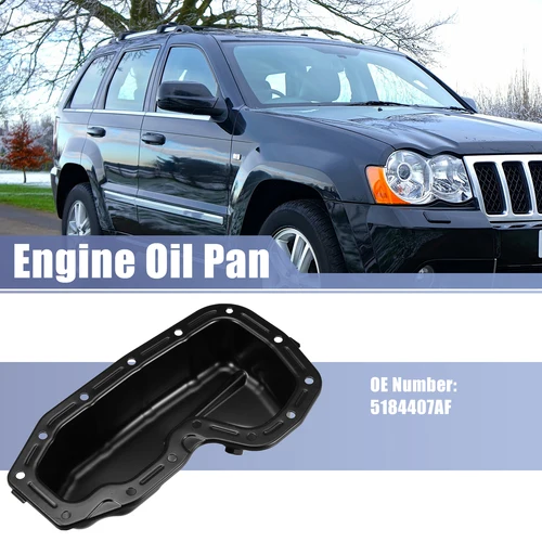 Imagen 2 del producto X Autohaux-sartén de aceite de motor N ° 5184407af para Dodge Durango 2011-2023, Jeep Grand Cherokee 2011-2022, Ram 1500 Classic