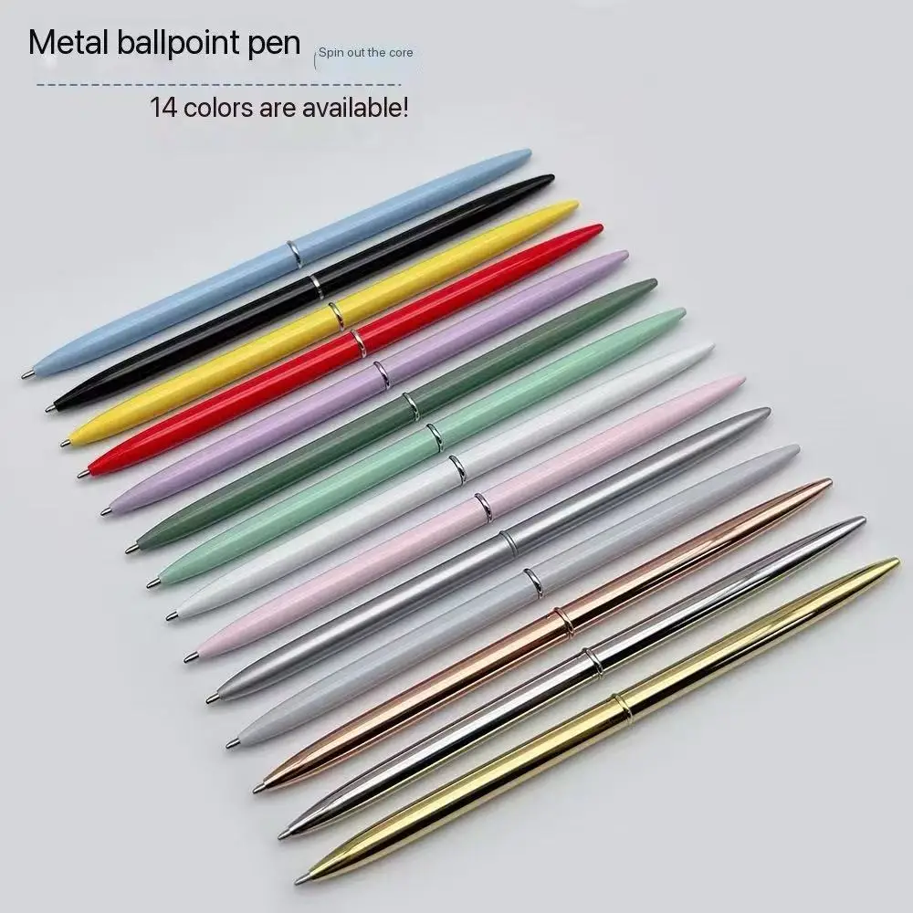 

Metal Signing Pen Guest Sign-in Pen Metal Ballpoint Pen Twist Action Refillable Business Gift Pen for Office Women Men