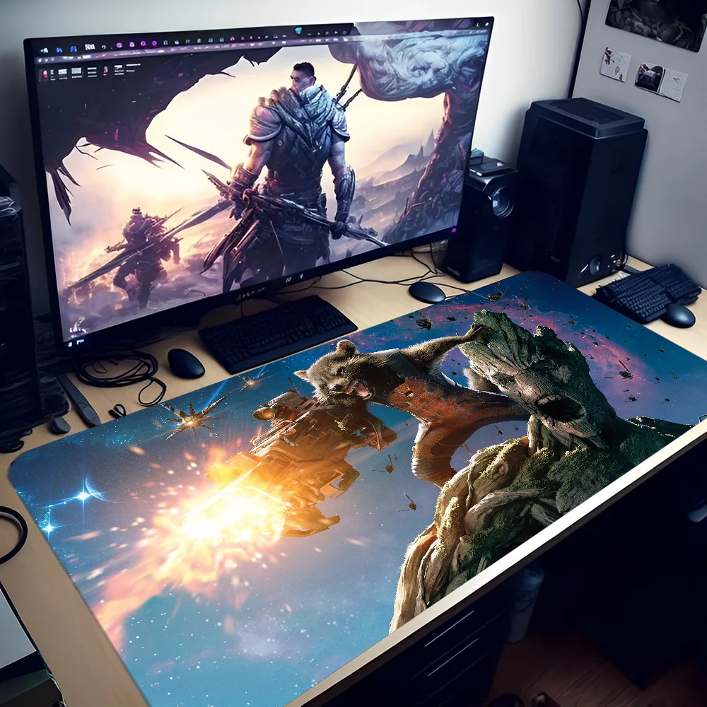 Disney Groot Guardians of The Galaxy Mousepad In Stocked Laptop Gaming Mice Mousepad Size for large Edge Locking Keyboard Pad