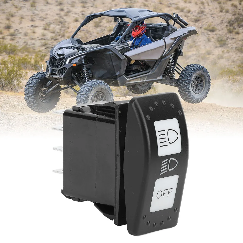 Reliable 8PIN Headlight Switch Hard Plastic Blue Light Switch Fast Response Switch For Can Am