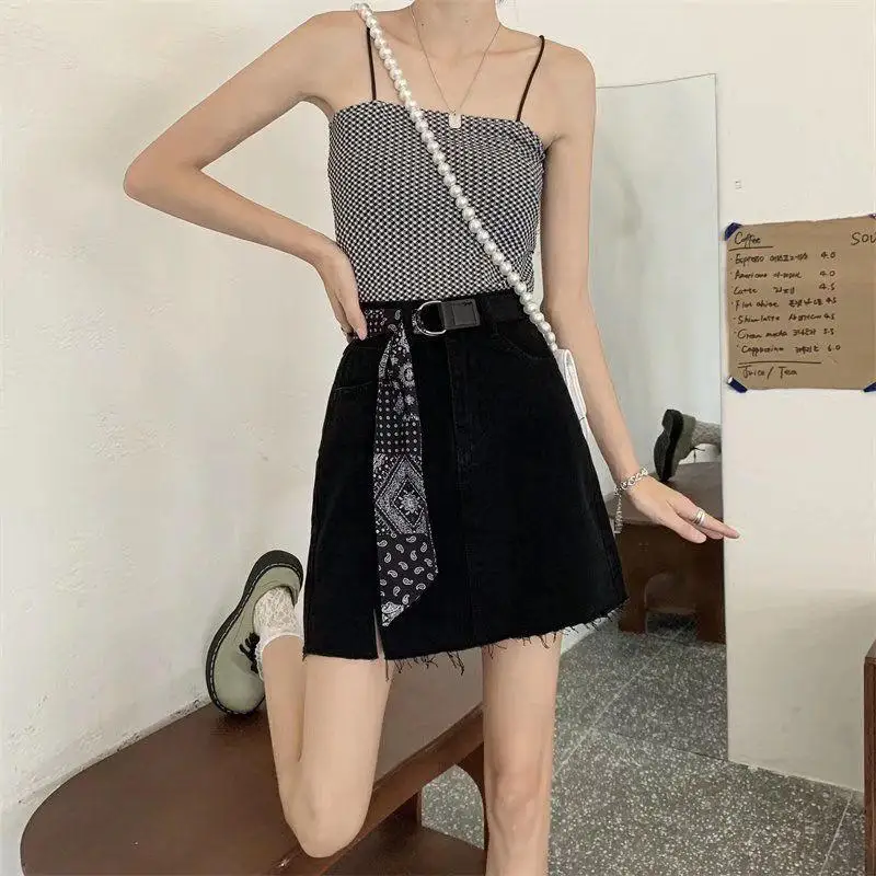 Moda Hot Girls Patchwork Sciarpa di seta Cintura in vita Tela verde Sciarpa patchwork Cintura con fibbia a doppio anello Cintura in pelle