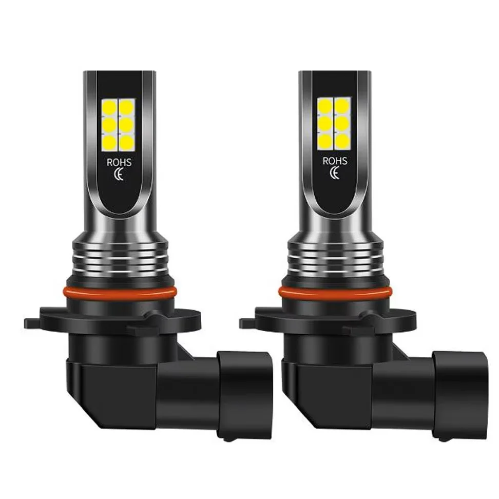2Pcs 9005 HB3 9006 HB4 H8 H11 LED Bulb H16JP Led Lamp Super Bright Car Fog Lights Day Driving Running Light 12V 6000K White