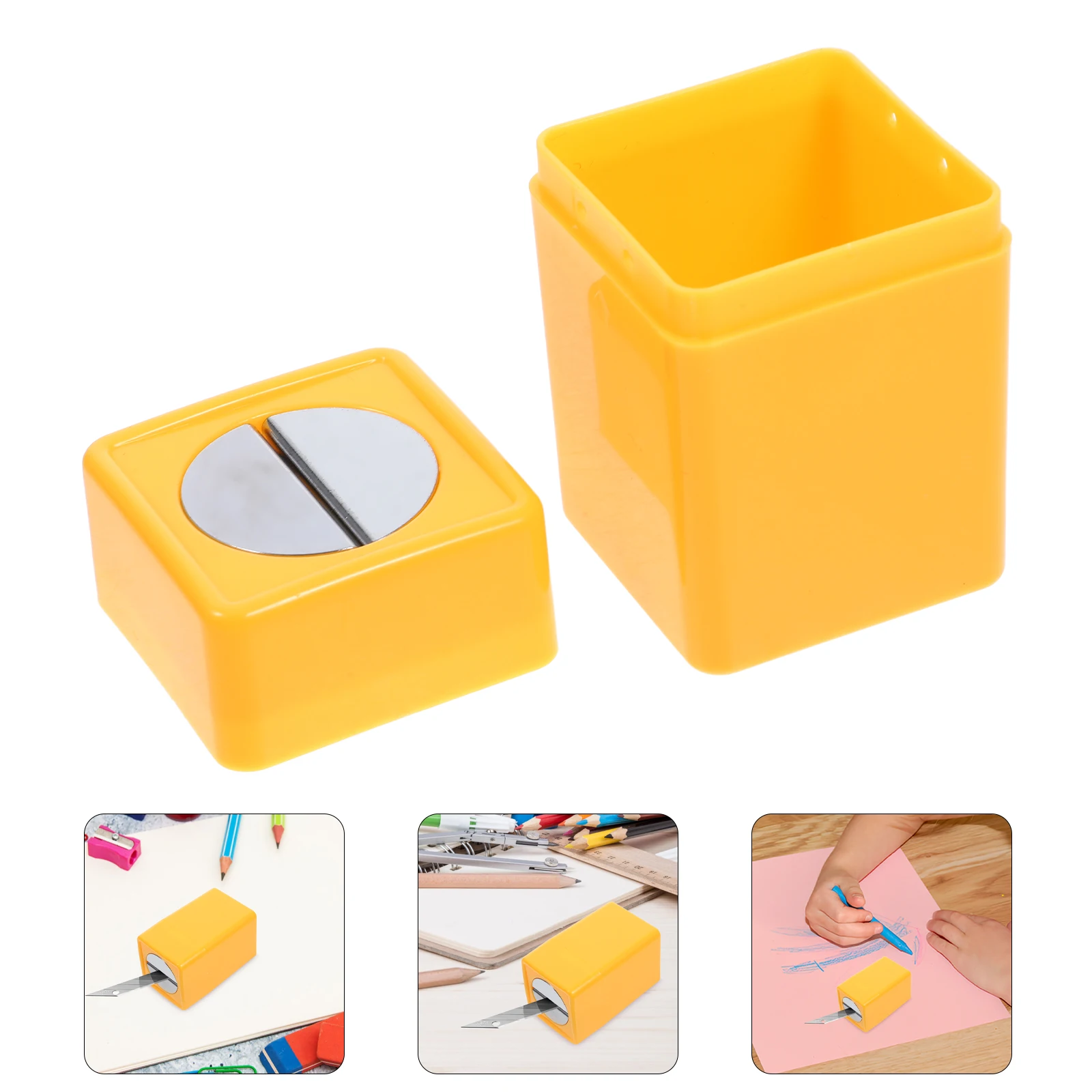 

Blade Storage Box Safe Disposal Container for Old Sharp Blades 3cm Breakable Reusable Durable ABS Plastic Home Office Saw Blade