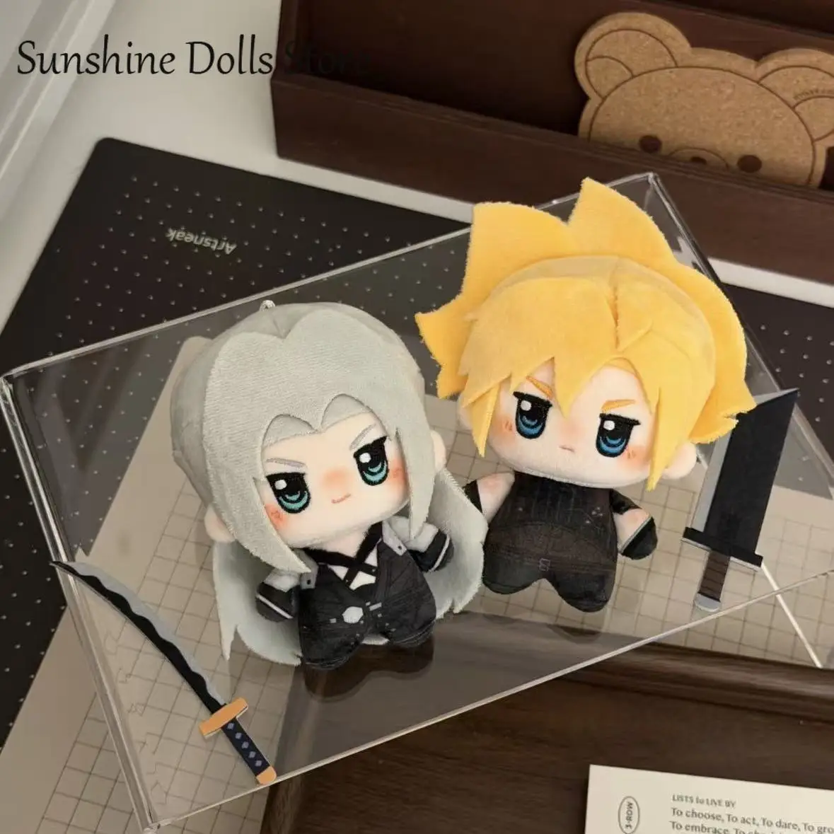 

Плюшевая кукла Game Cloud Strife Sephiroth, 10 см, милая, для косплея, мультяшная, Nunu Body Toys, аниме-подвеска, плюшевая игрушка, подарок на день рождения