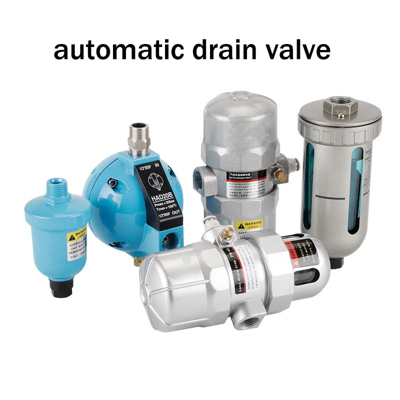 

Automatic Drainer Filter AD402-04 ADTV-13 ADTV-34 ADTV-68 HAD202 HAD20B PA-68 Auto Drain Valve Pneumatic Air Compressor Valve
