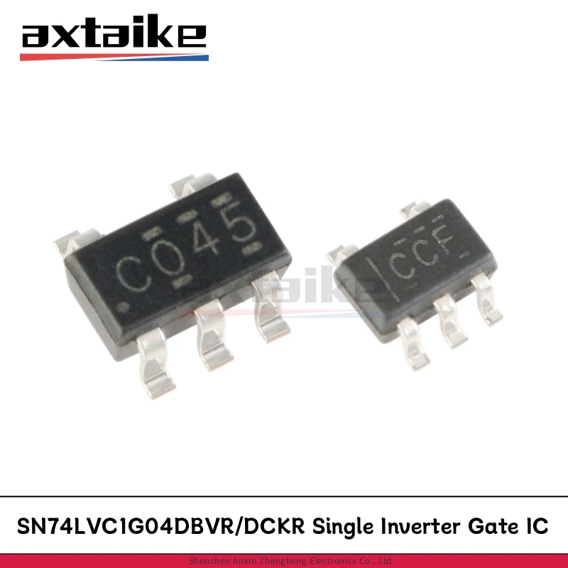 20PCS SN74LVC1G04 SOT23-5 SC-70-5 SN74LVC1G04DBVR SN74LVC1G04DCKR Single Inverter Gate IC C045 C04F C04J/K/R/H/P/S CC5 CCF/J/R