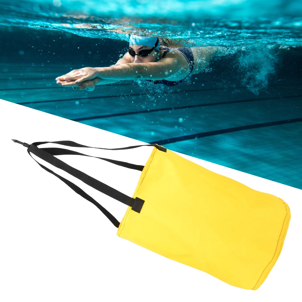 Oxford Cloth Adjustable Swimming Resistance Training Water Bag Strength Exerciser Drag Parachute For Adults Children