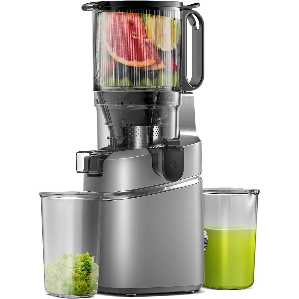 Juicer Machine with High Juice Yield, Easy To Clean with Brush & 5.3-Inch Large Feeding Chute, Whole Fruits Vegetables, Juicer