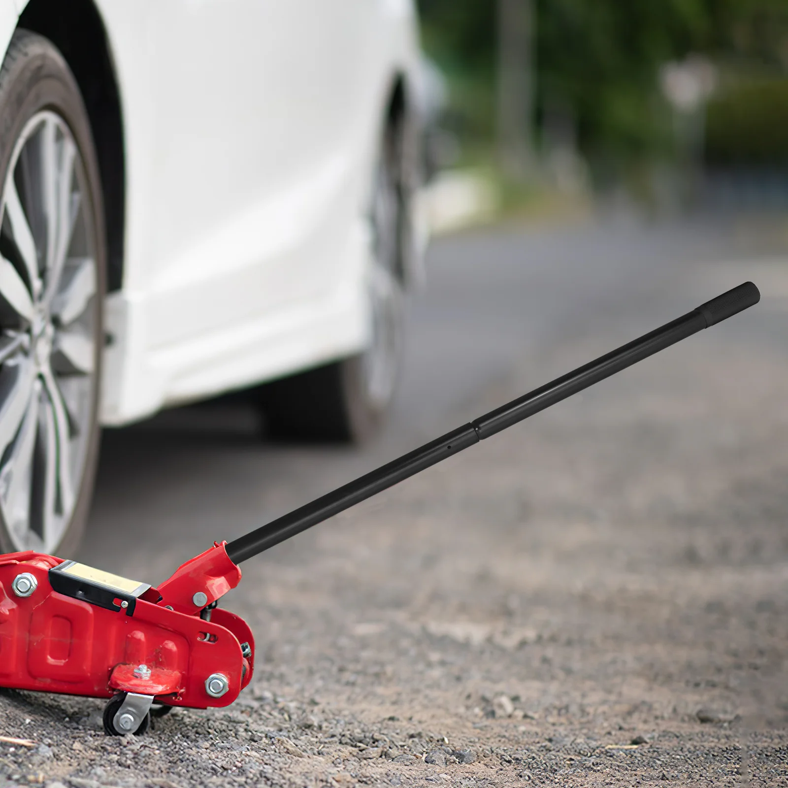 

Hydraulic Jack Handle 3 Ton Horizontal Car Replacement Parts Black Anti Rust Sturdy Durable Easy Operation Install Simple