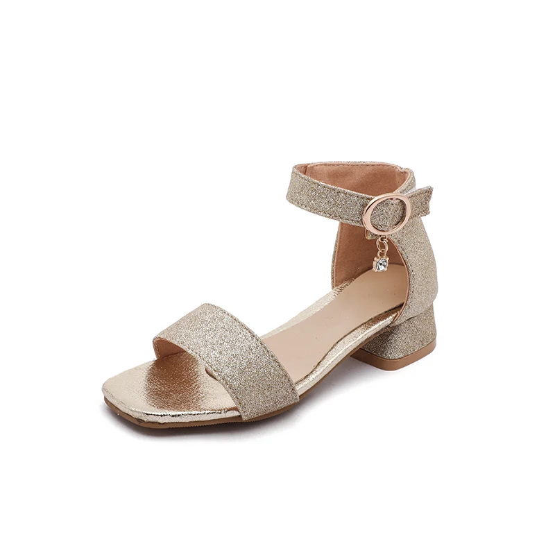 

Босоножки для девочек на низком каблуке, блестящие туфли с бантом для девочек, нарядные туфли для 8 класса, для танцев, дня рождения, вечеринки, свадьбы, для принцесс