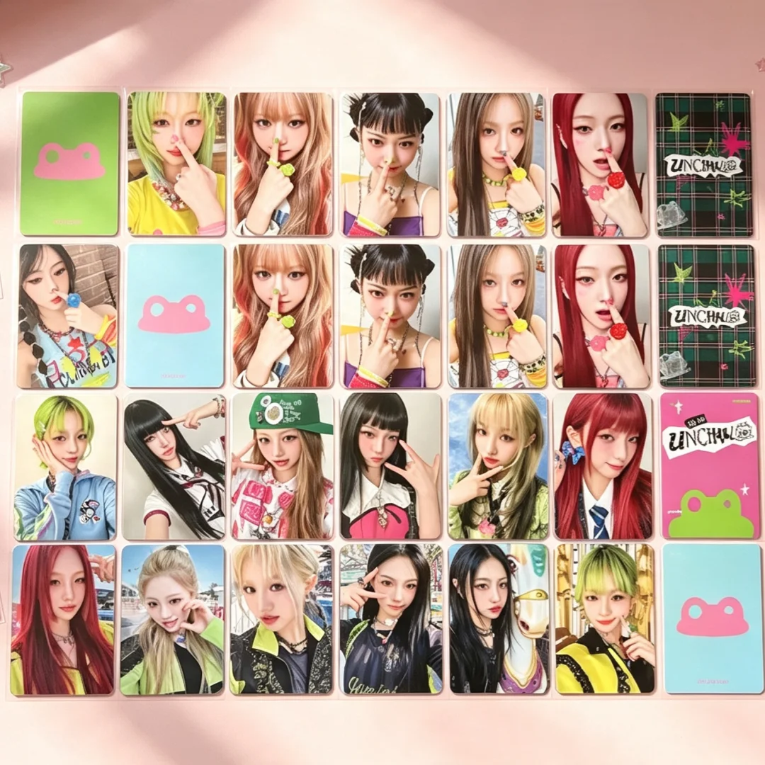 6pcs UNCHILD Album Photocards New Album UNCHILD Double Sides 6Pcs LOMO Cards YEEUN HEEKIE TINA AKO EVON HAEUN Fans Cosplay