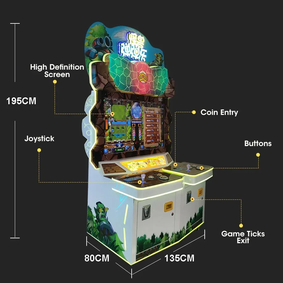 Wholesale Shopping Mall Strike Monster Game Electronic Arcade Gaming Equipment Coin Operated Games For Adults