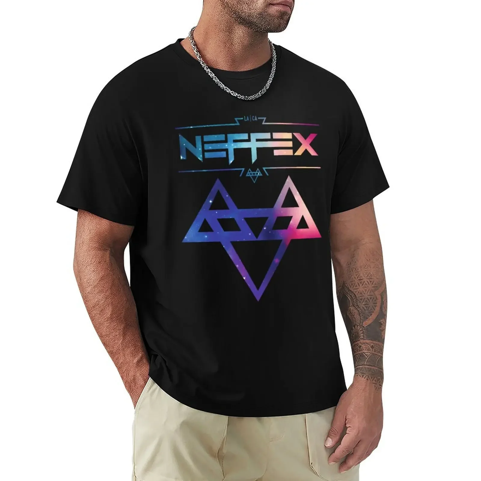 Colorful Neffex Band T-Shirt cute clothes new edition graphics korean fashion mens clothing